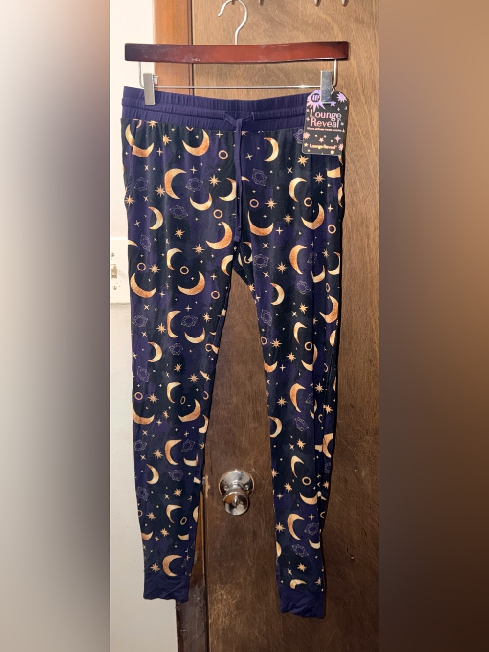 Moon & Stars Navy Sleep Leggings